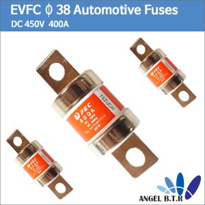 [중고][PEC퓨즈] EVFC Φ 38 400A  DC 450V  BC6000A 세이코 신 에너지 전기 자동차 퓨즈