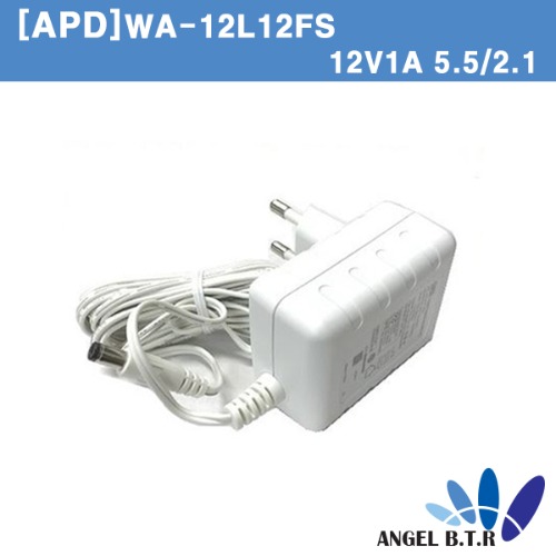 [APD] WA-12L12FS 12V 1A /12V1A / 5.5x2.1mm/무선 ap허브/ CCTV/LED/ 아답터